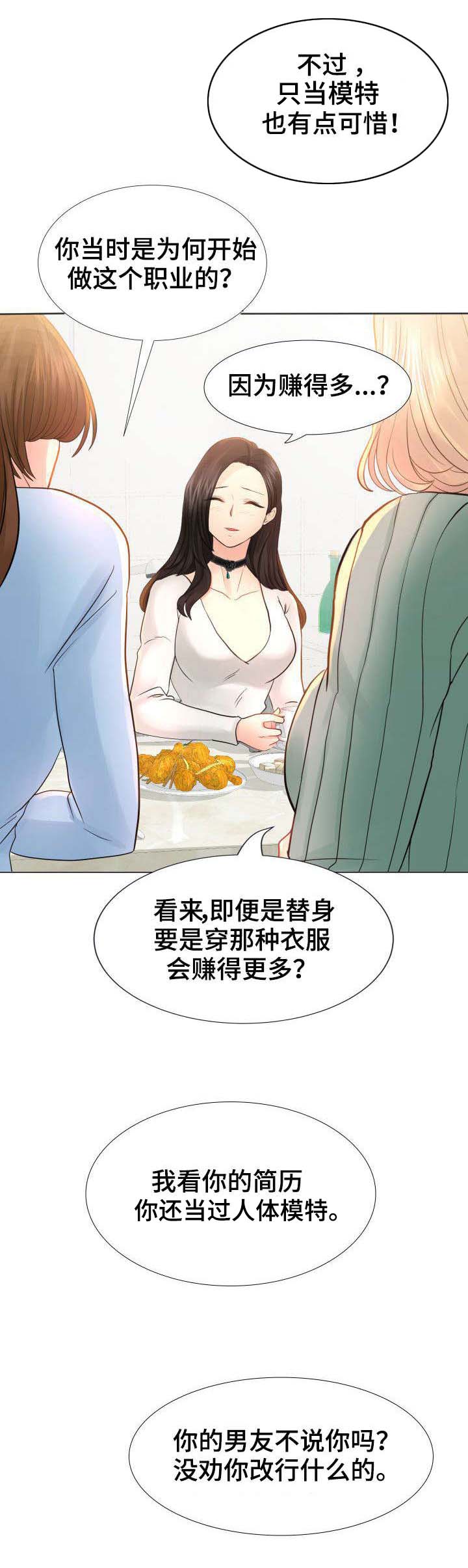 《私岛别墅》漫画最新章节第1章模特免费下拉式在线观看章节第【8】张图片