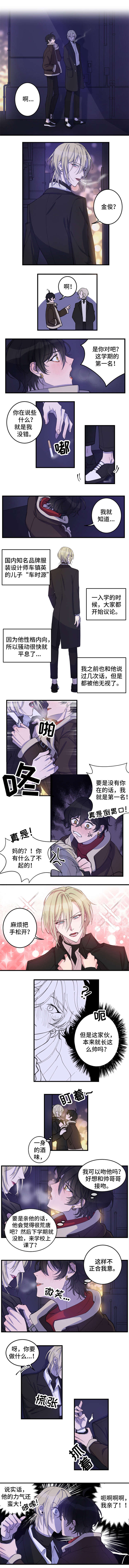 《温情陷阱》漫画最新章节第1章一吻定情免费下拉式在线观看章节第【1】张图片