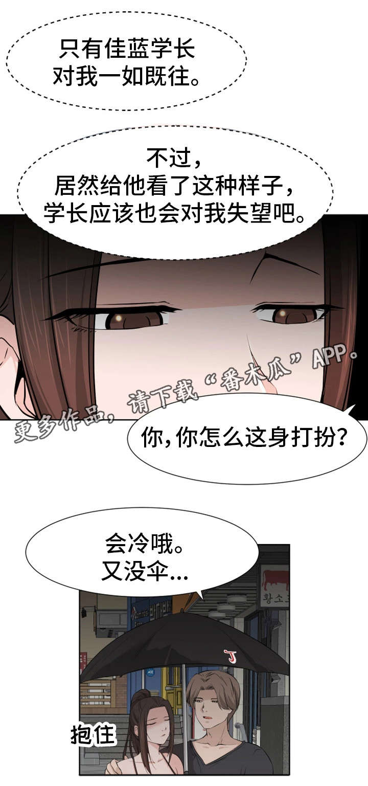 《命运蜕变》漫画最新章节第20章学长免费下拉式在线观看章节第【5】张图片