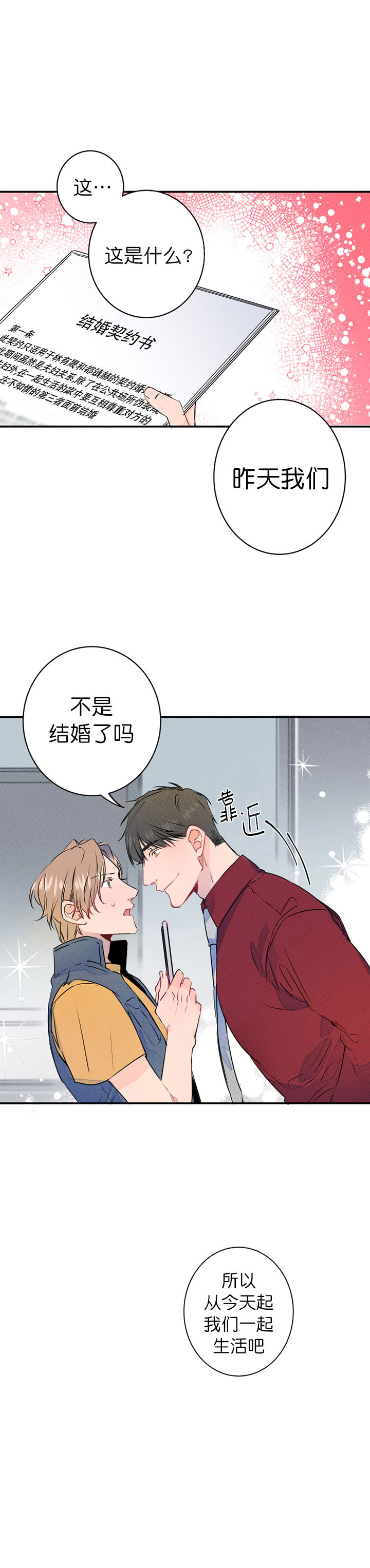 《结婚？可以啊！》漫画最新章节第4话_结婚契约书免费下拉式在线观看章节第【1】张图片