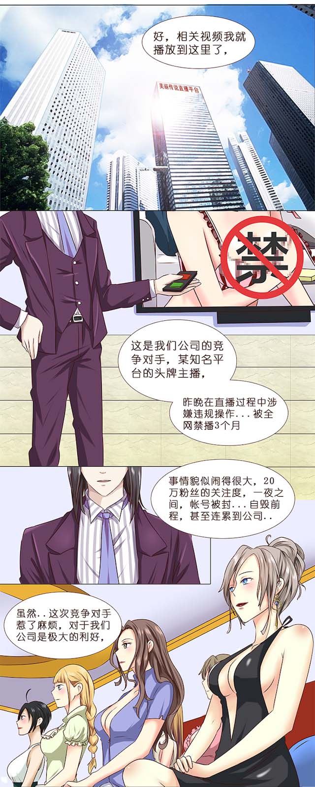 《头牌主播》漫画最新章节第1话 你好~总裁！免费下拉式在线观看章节第【12】张图片