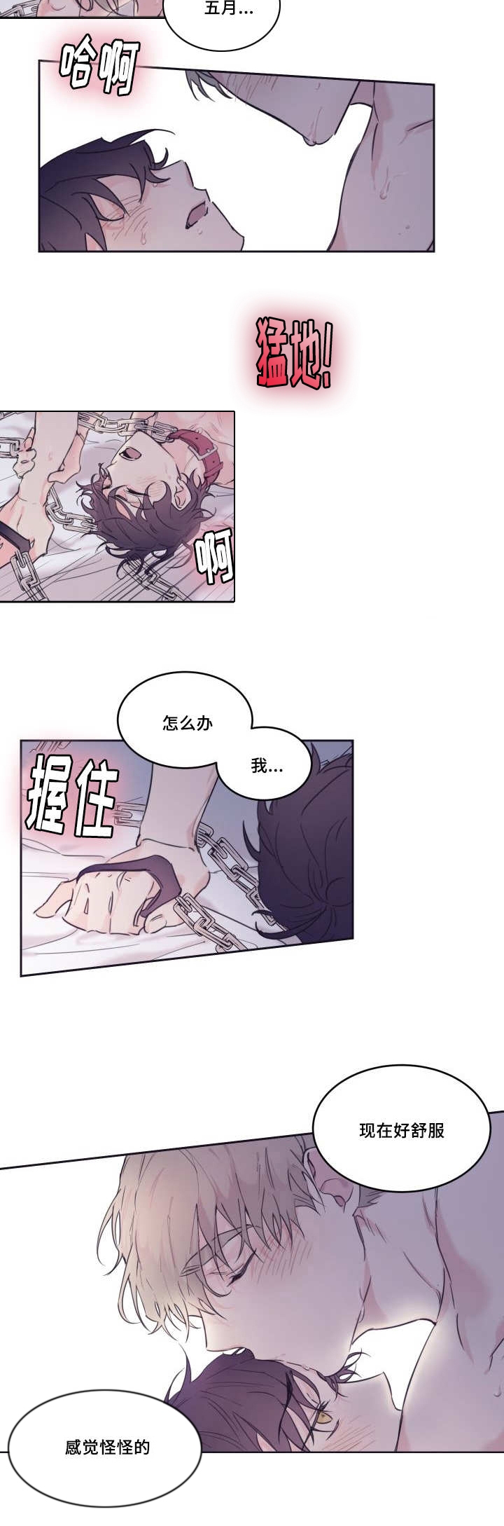 《猫的项圈》漫画最新章节第24章：现在好舒服免费下拉式在线观看章节第【9】张图片