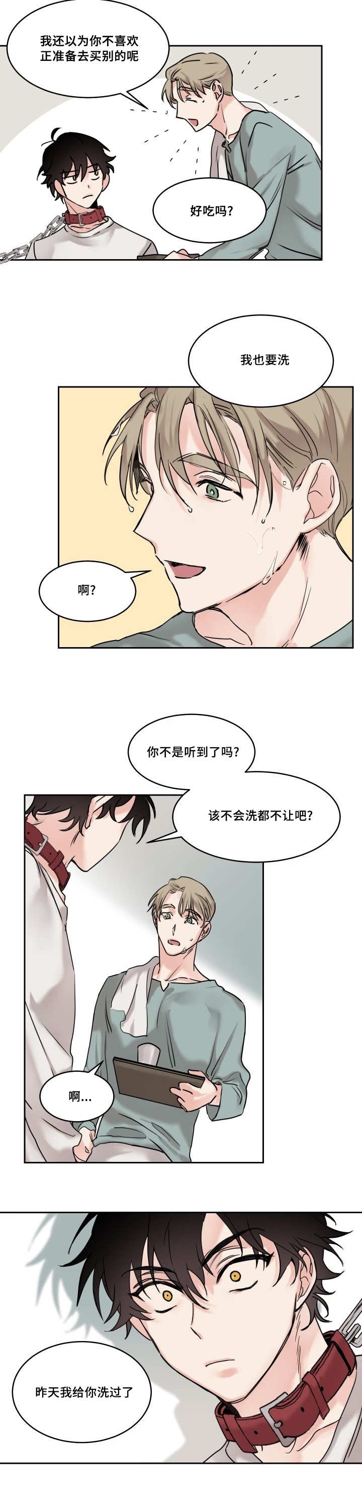 《猫的项圈》漫画最新章节第6章：帮你洗过了免费下拉式在线观看章节第【12】张图片