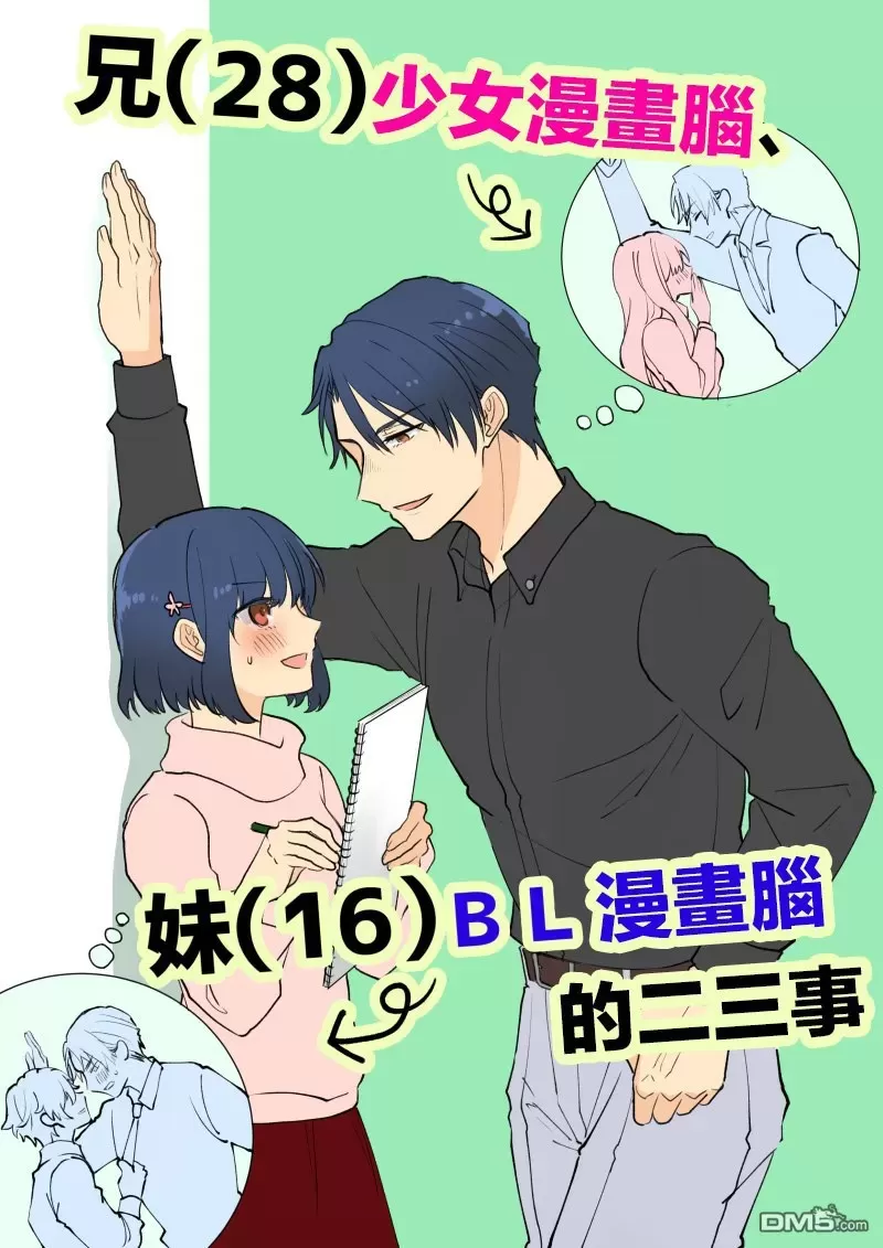 《28岁的少女漫画脑哥哥和16岁的BL漫画脑妹妹的二三事》漫画最新章节 第1话 免费下拉式在线观看章节第【1】张图片