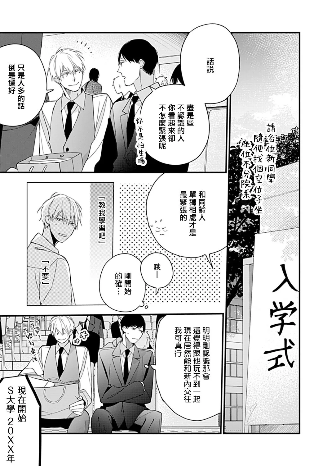 《青涩的我们 大学入学篇》漫画最新章节第01话免费下拉式在线观看章节第【6】张图片