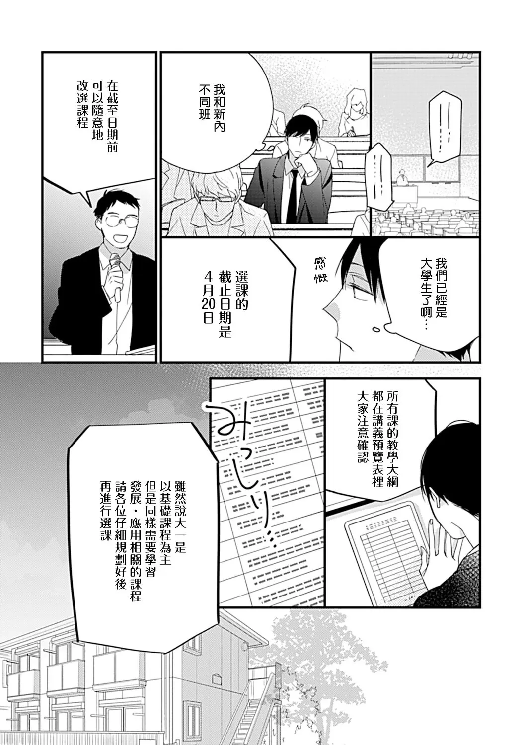 《青涩的我们 大学入学篇》漫画最新章节第01话免费下拉式在线观看章节第【8】张图片