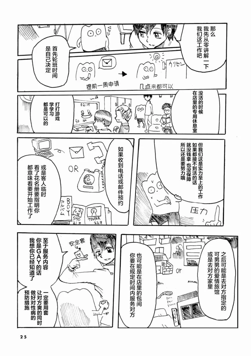 《从事GAY风俗业的mochigi 性取向就是人生》漫画最新章节 第3话 免费下拉式在线观看章节第【2】张图片