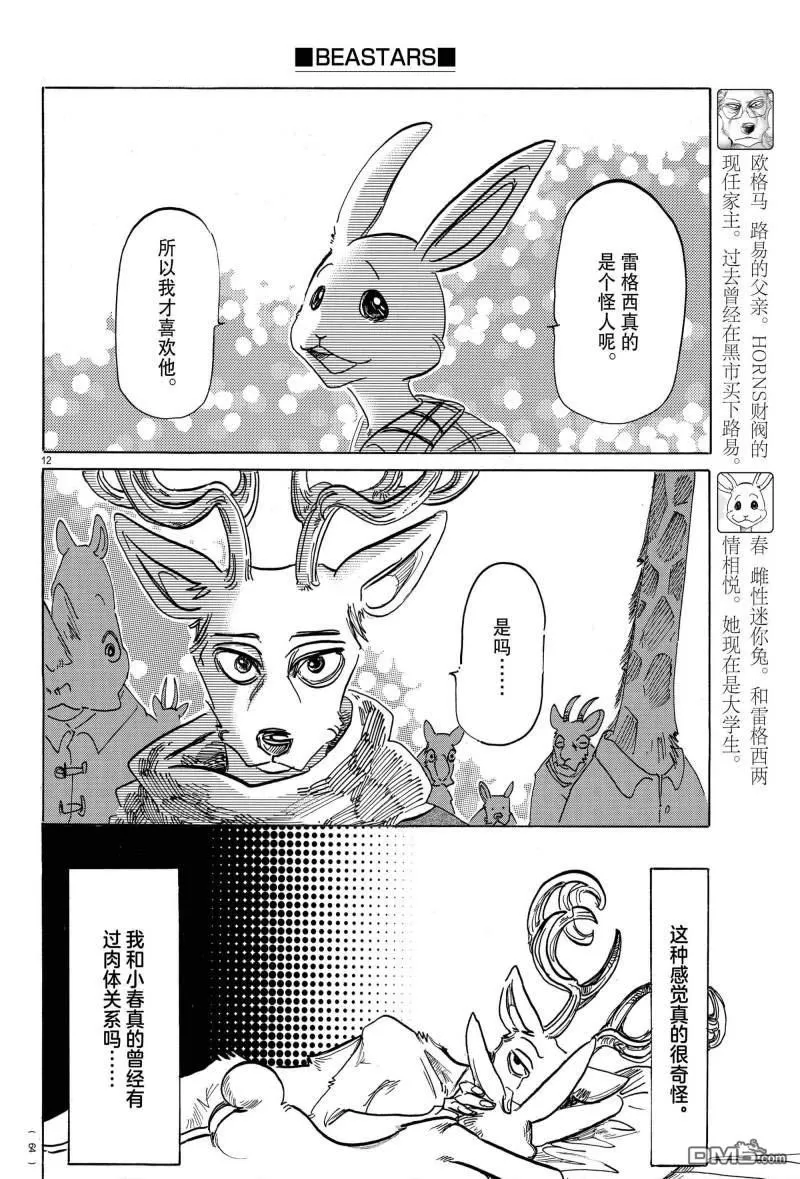 《BEASTARS》漫画最新章节 第166话 免费下拉式在线观看章节第【12】张图片