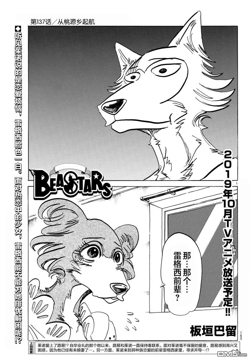 《BEASTARS》漫画最新章节 第137话 免费下拉式在线观看章节第【1】张图片