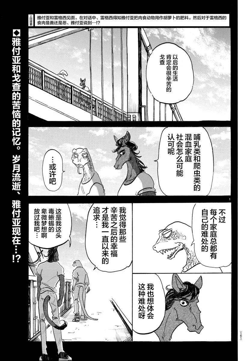 《BEASTARS》漫画最新章节 第118话 免费下拉式在线观看章节第【1】张图片