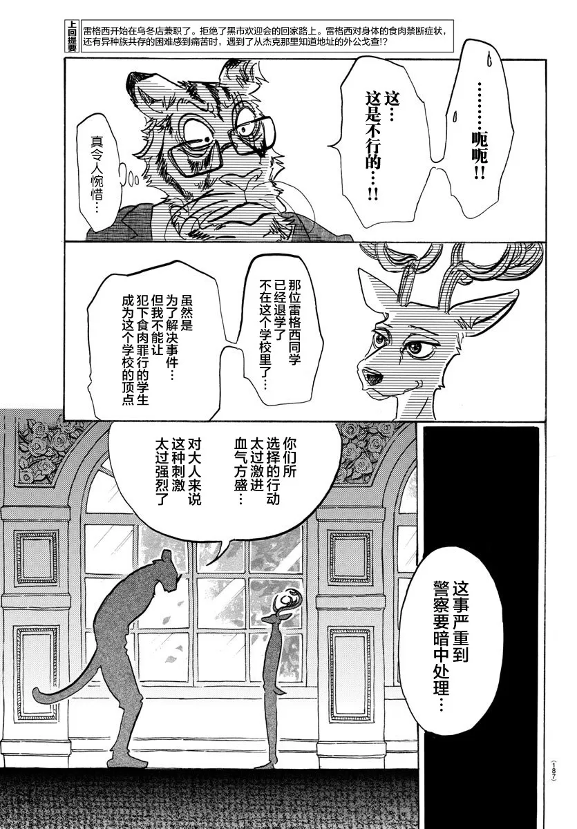 《BEASTARS》漫画最新章节 第105话 免费下拉式在线观看章节第【3】张图片