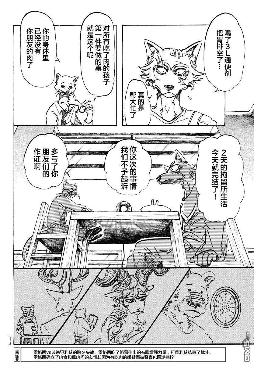 《BEASTARS》漫画最新章节 第98话 免费下拉式在线观看章节第【2】张图片