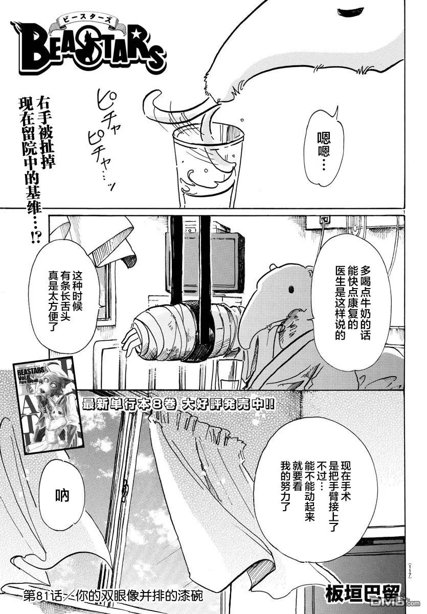 《BEASTARS》漫画最新章节 第81话 免费下拉式在线观看章节第【1】张图片