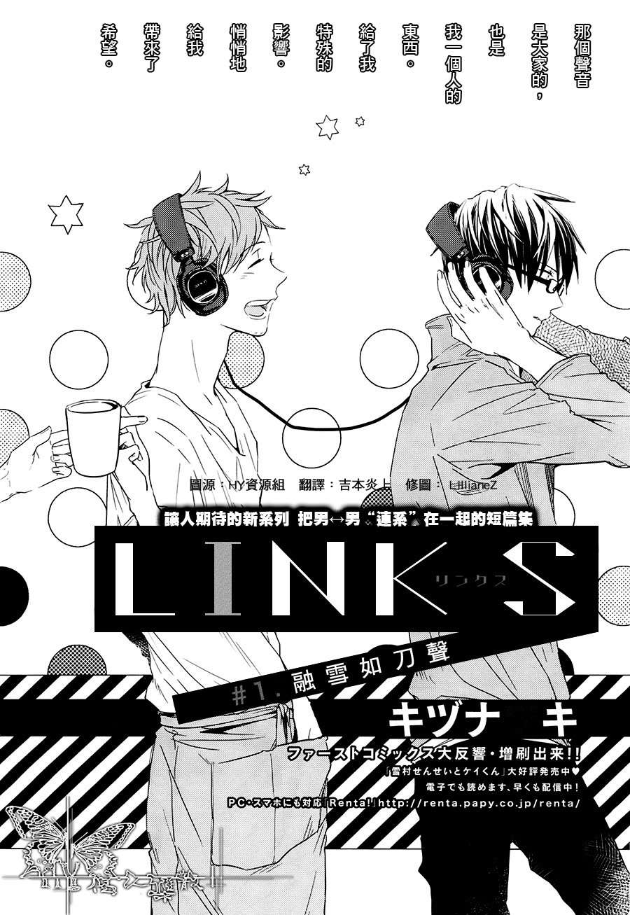 《LINKS》漫画最新章节 第1话 免费下拉式在线观看章节第【2】张图片