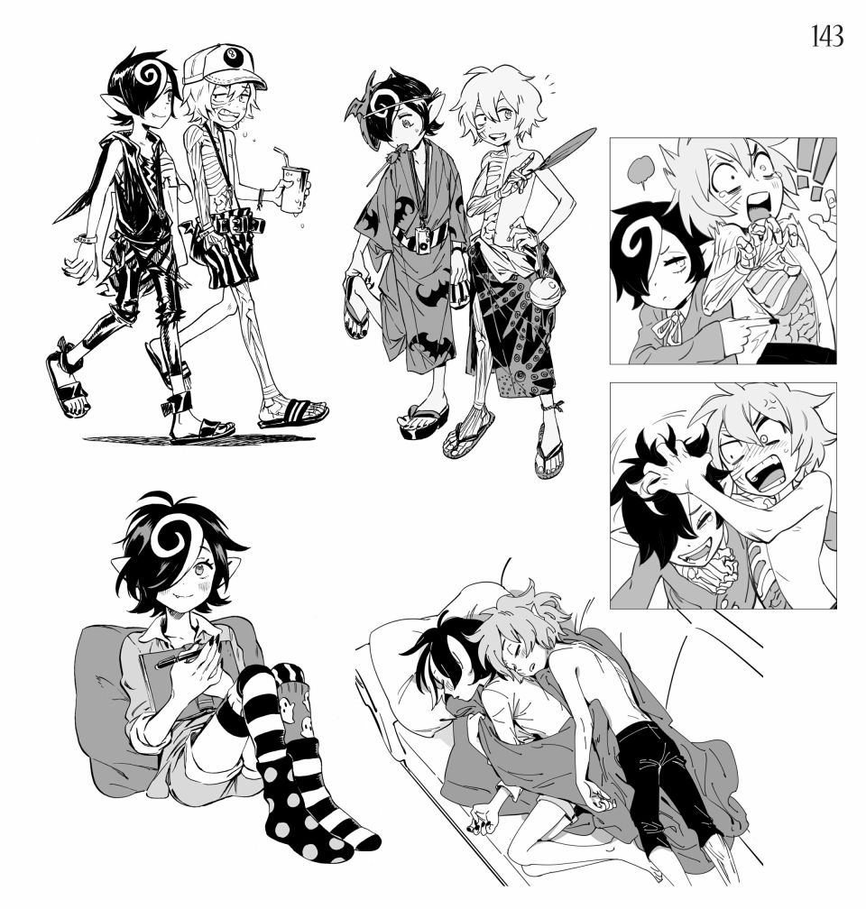 【甜蜜的恶魔】漫画-（艺术设定集）章节漫画下拉式图片-144.jpg