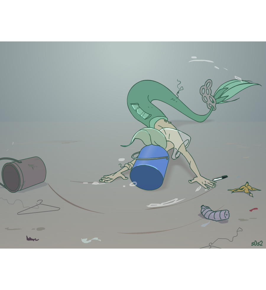 【被海洋垃圾污染后的小美人鱼】漫画-（第06话）章节漫画下拉式图片-3.jpg