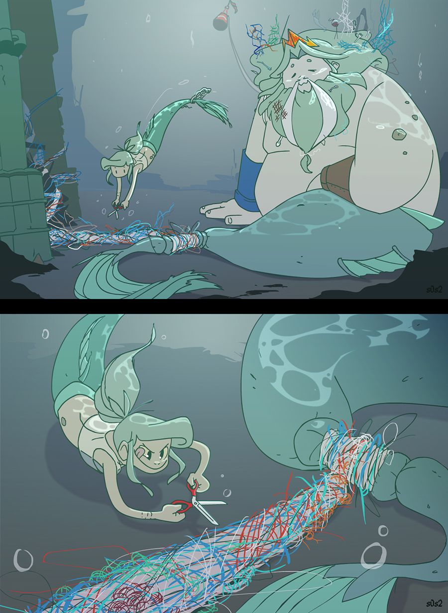 【被海洋垃圾污染后的小美人鱼】漫画-（第22话）章节漫画下拉式图片-3.jpg