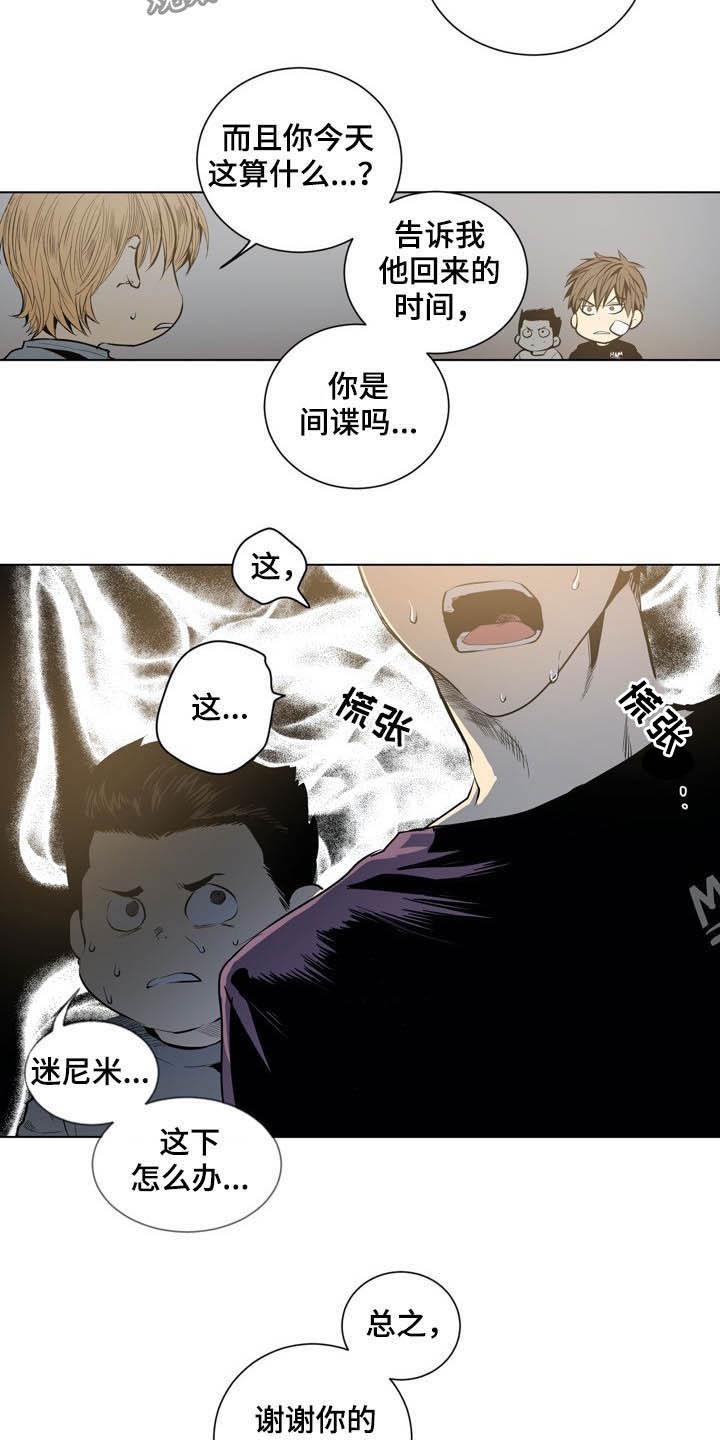 《小桃与小爱》漫画最新章节第62章：你是间谍吗免费下拉式在线观看章节第【9】张图片