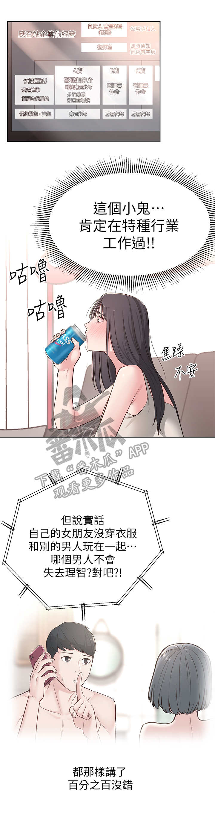 《女友养成》漫画最新章节第9章：猜测免费下拉式在线观看章节第【11】张图片