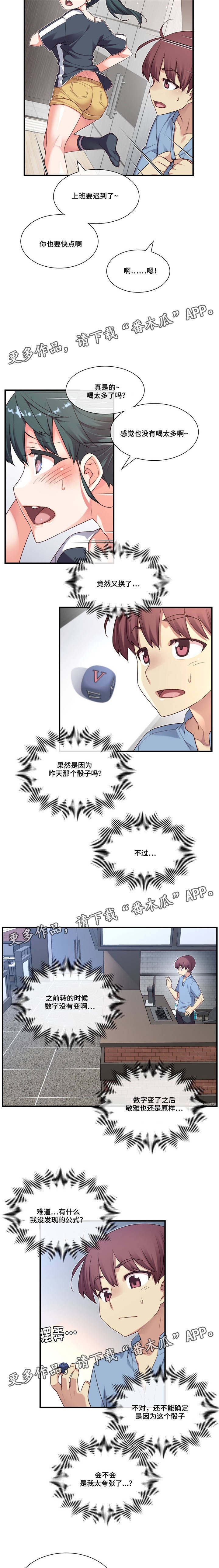 《骰子女友》漫画最新章节第21章：不同的类型免费下拉式在线观看章节第【3】张图片