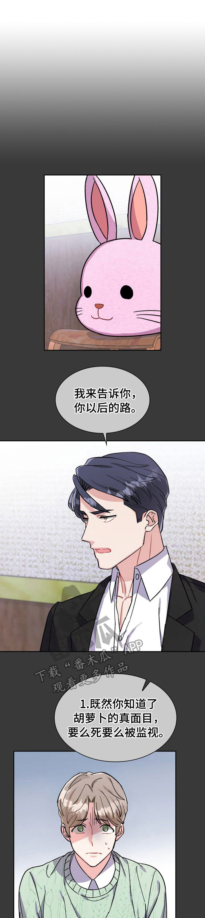 《丢失的胡萝卜》漫画最新章节第14章：威胁免费下拉式在线观看章节第【12】张图片