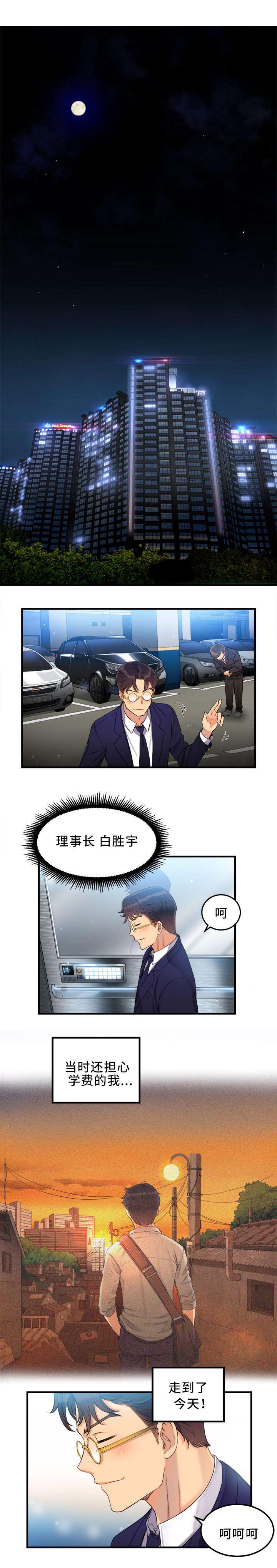 《白夜兼职》漫画最新章节第12章：以后也多指教免费下拉式在线观看章节第【1】张图片