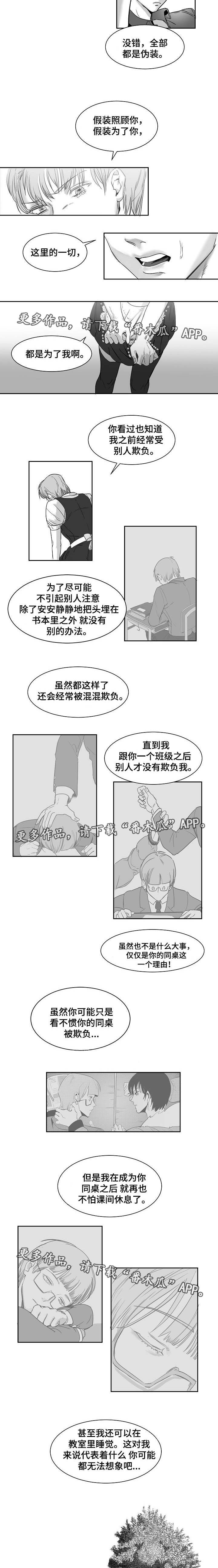 《同窗出演》漫画最新章节第18章：都是伪装免费下拉式在线观看章节第【4】张图片