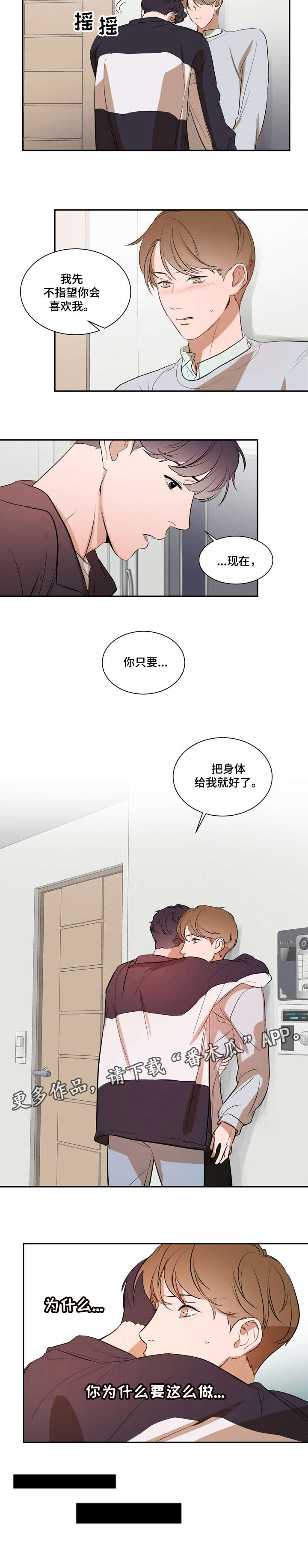 《私人空间》漫画最新章节第9章：问我免费下拉式在线观看章节第【4】张图片