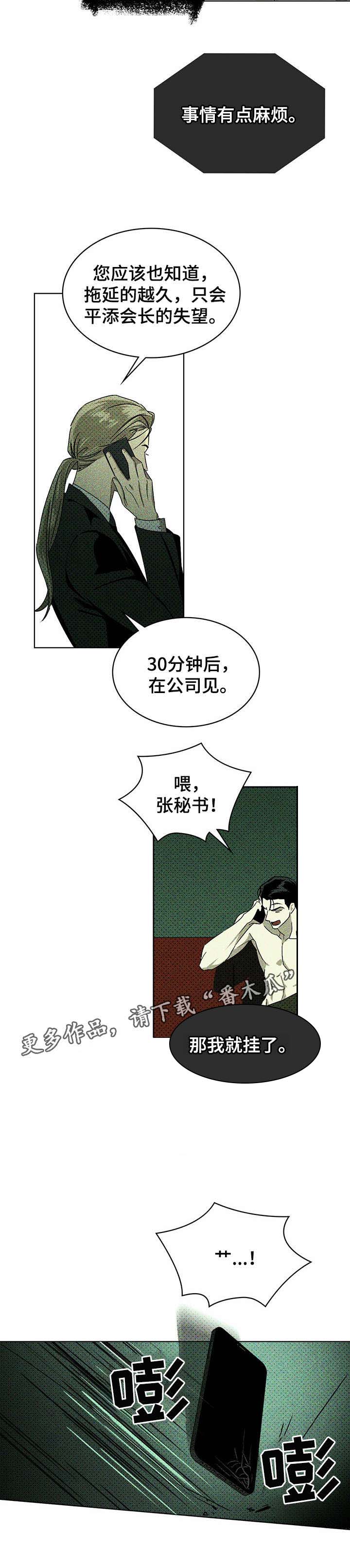 《绿色纹理》漫画最新章节第12章：条件免费下拉式在线观看章节第【3】张图片