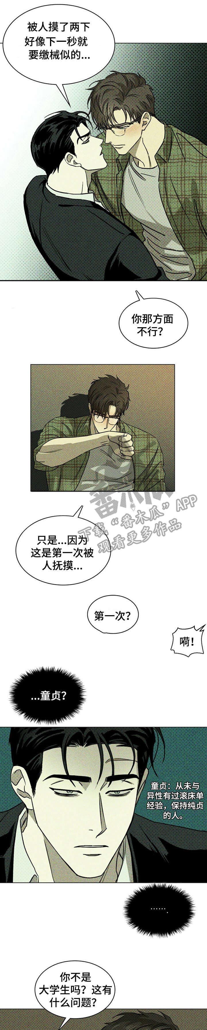 《绿色纹理》漫画最新章节第4章：不用免费下拉式在线观看章节第【9】张图片