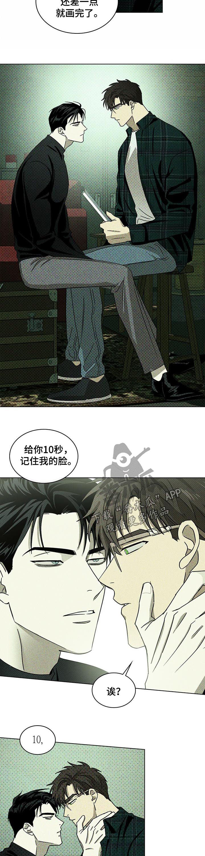 《绿色纹理》漫画最新章节第22章：记住我的脸免费下拉式在线观看章节第【5】张图片