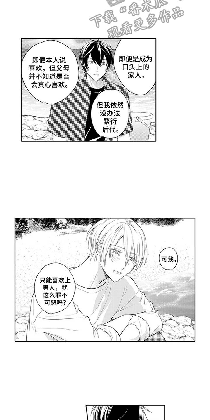 《海岛漂流》漫画最新章节第15章：不松手免费下拉式在线观看章节第【13】张图片