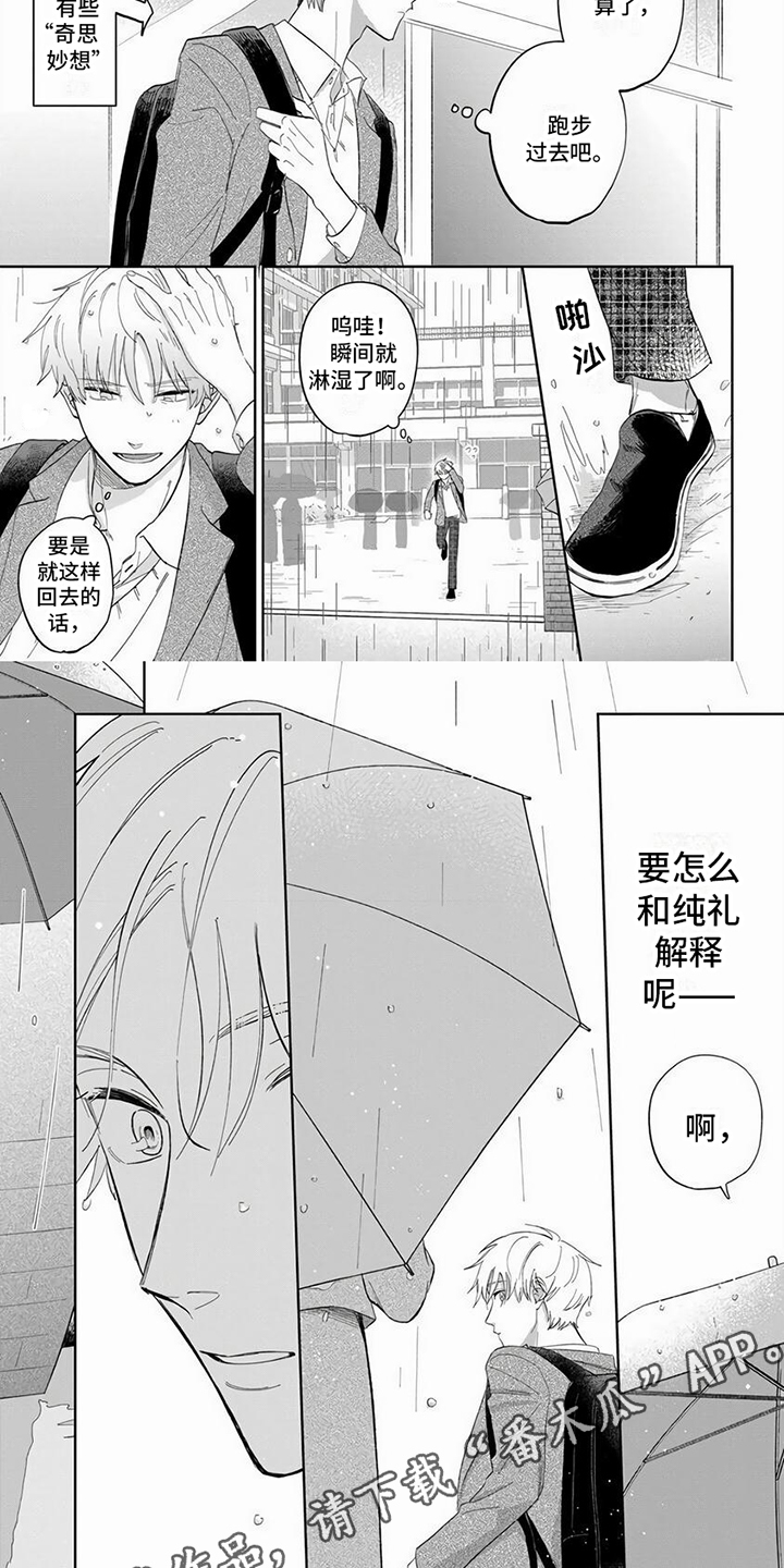 《天降赘婿》漫画最新章节第11章：送伞免费下拉式在线观看章节第【8】张图片