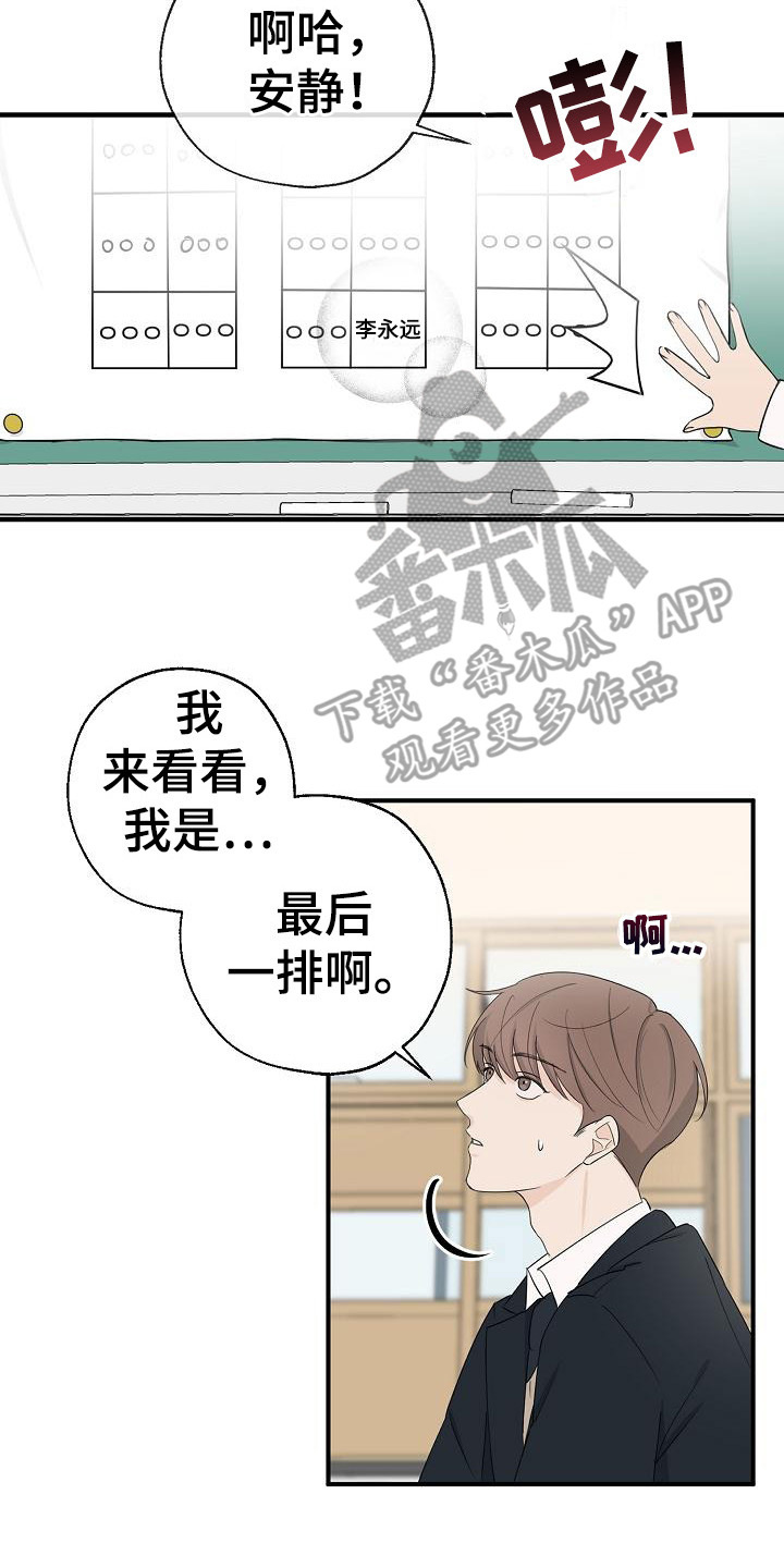 《刻意接近》漫画最新章节第6章：换位置免费下拉式在线观看章节第【4】张图片