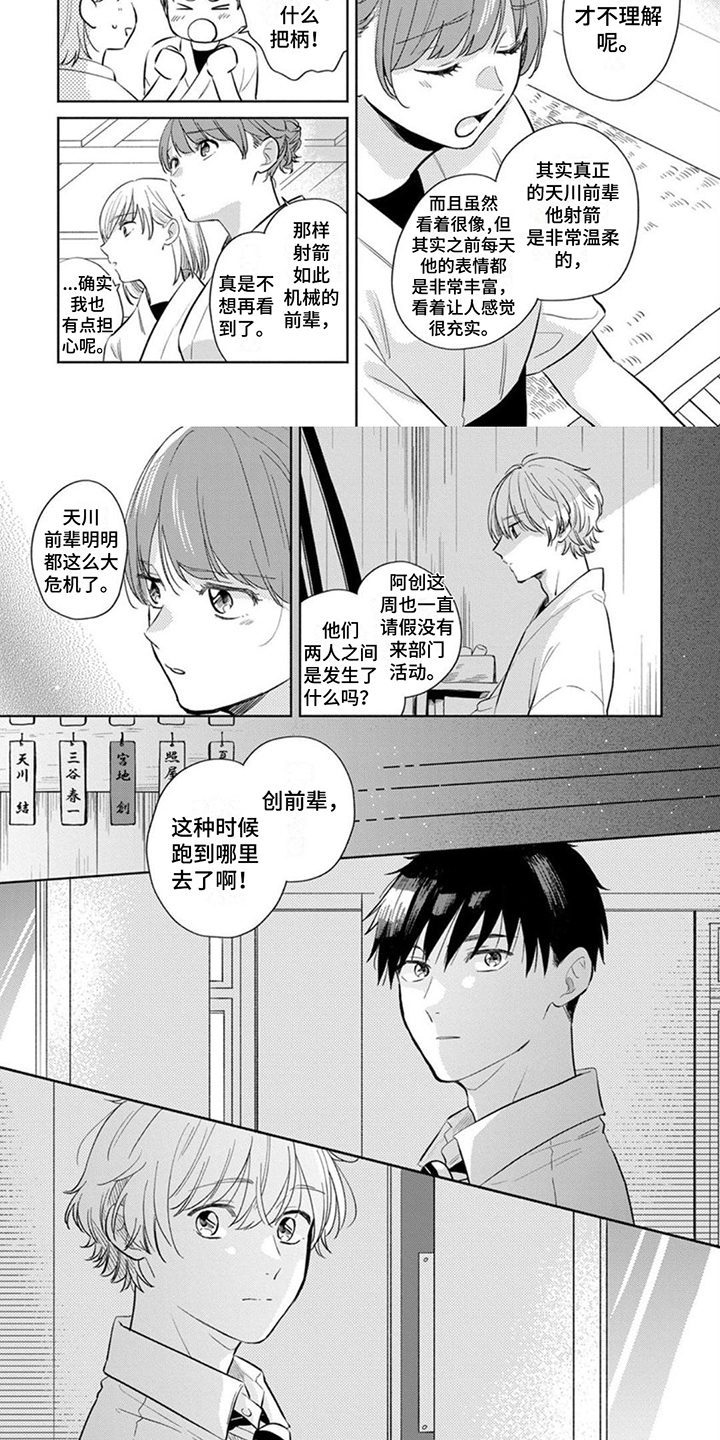 《离弦之恋》漫画最新章节第14章：担忧免费下拉式在线观看章节第【3】张图片