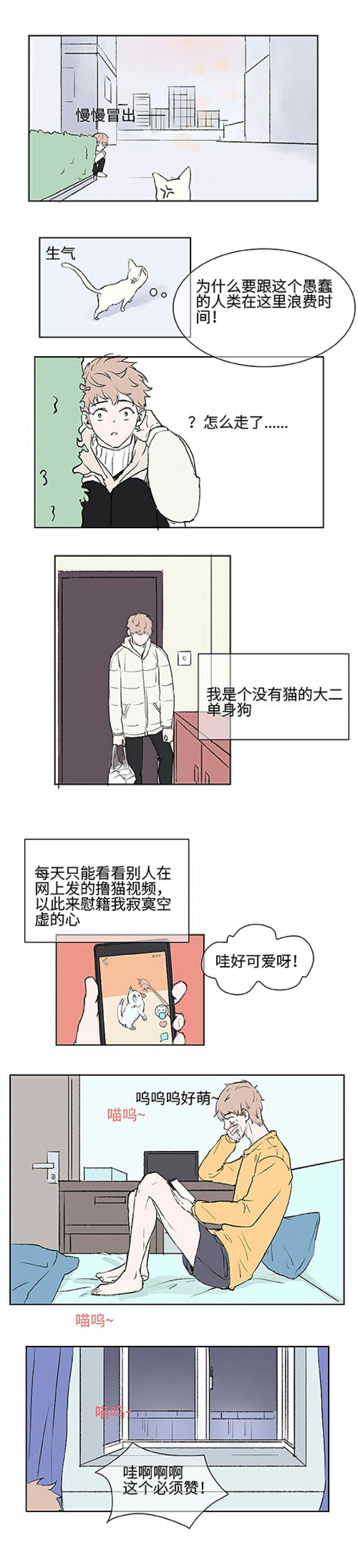 《猫少爷的贴身铲屎官》漫画最新章节第1话免费下拉式在线观看章节第【2】张图片